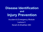 Disease Identification and Injury Prevention