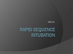 Rapid Sequence Intubation