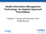 Content of the Health Record