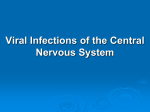 Viral Infections of the Central Nervous System