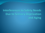 Interferences to Safety Needs Due to Sensory Deprivation and Aging