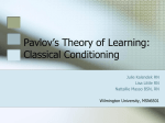 Julie, Nattalie, Lisa Pavlov`s_Theory_of_Learning 2