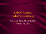 Paediatric Neurology 2012
