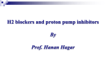 02H2 receptors and proton pump inhibitor2012-11