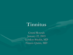 Tinnitus - Home - KSU Faculty Member websites