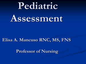 Pediatric Assessment - Suffolk County Community College