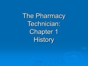 File - Pharmacy Technician