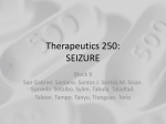 Therapeutics 250: SEIZURE