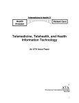 Telemedicine, Telehealth, and Health Information Technology Patient Care