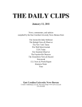 THE DAILY CLIPS  January 13, 2011