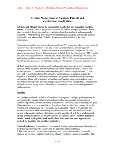 methylisatin β  Medical Management of Smallpox Patients and Vaccination Complications