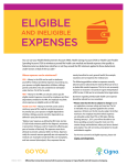 eligible expenses  and ineligible