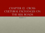 Unit 2 Chapter 12 The Silk Road