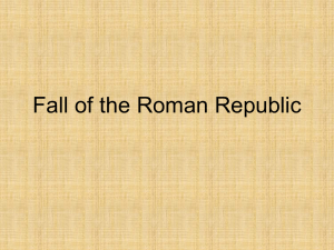 Fall of the Roman Republic