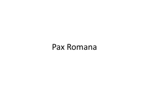 Pax Romana - Arizona School for the Arts