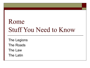 Rome Stuff You Need to Know