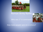 Roman Army Ranks - Carterknowle Junior School