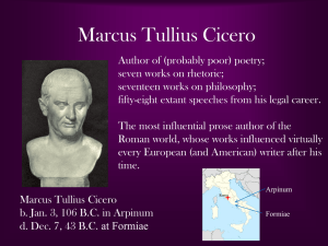 Marcus Tullius Cicero