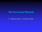 The First Warlords