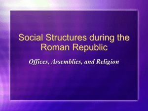 Social Order during the Republic