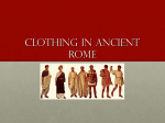 Ancient Roman Clothing