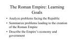 6.2 – The Roman Empire