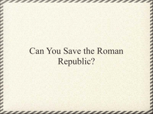 The Romans never permanently solved this problem. At various