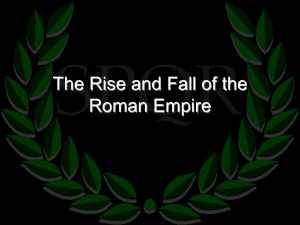 3. Rise and fall of roman empire
