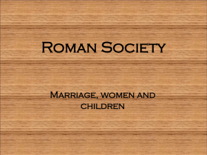 Roman Society - CLIO History Journal