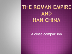 technology in han china and rome technology in han china and rome