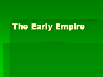 The Early Empire