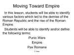 Moving Toward Empire - the best world history site