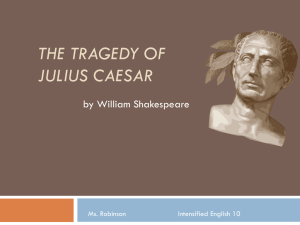 The Tragedy of Julius Caesar