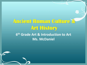 Ancient Roman Art History Powerpoint