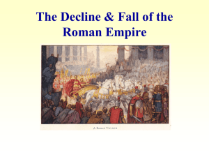 The Fall of Rome - acsworldhistoryone