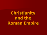 Christianity and the Roman Empire