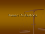 Roman Civilizations