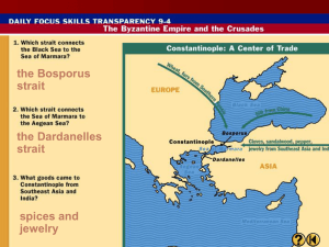 The Byzantine Empire and the Crusades