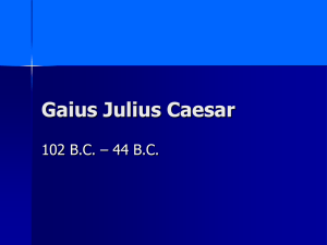 Gaius Julius Caesar