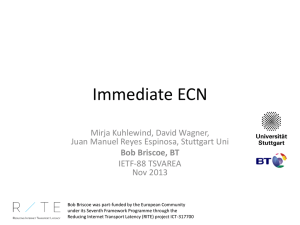 Immediate ECN