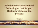 Information Architecture and Technologies that Support Health Care