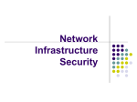 Network Infrastructure Security