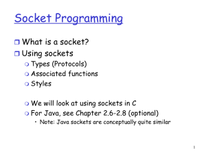 Socket Programming