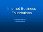 Internet Business Foundations