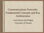 Communications Networks: Fundamental Concepts and Key