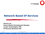 Lucent Slide Guide - Asia Pacific Regional Internet