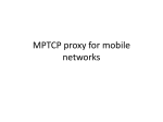 MPTCP proxy for mobile network - Internet Engineering Task