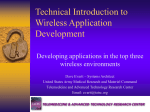 Technical Introduction to Wireless Application Development