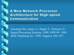 A New Network Processor Architecture for High