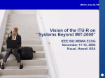 Vision of the ITU-R on “Systems Beyond IMT